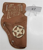 Small Leather Pony Boy Single Holster