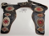Complete Well Worn Leather Lone Ranger Holster Set