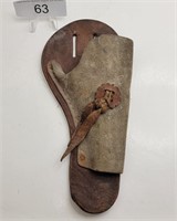 Vintage Two Tone Leather Single Holster