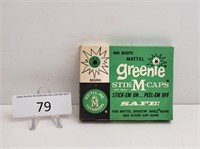 1958 Mattell Greenie Stik-M-Caps SEALED BOX