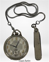 Antique Waltham 17 Jewels Pocket Watch in 10k GF C