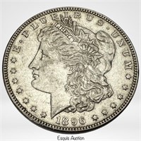 1896 US Silver Morgan Dollar Coin- BU?