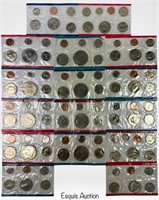 7 US Mint Coin Sets- 1976-1981