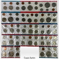 7 US Mint Coin Sets- 1977-1981