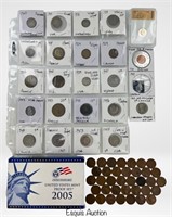 Lot of US & World Coins incl. Silver