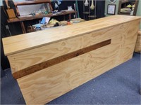 Wooden Counter Display Shelf