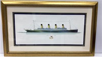 Art print of RMS Titanic-1912 #275/1000, 27x45 in