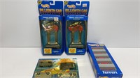 (2) Hot Wheels Billionth Car collection trophy,