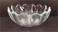 BLENKO Art glass lotus bowl. Measures 3.5 inches