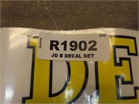JD B Decal Set R1902