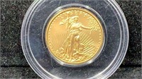 GOLD: 2018 1/10 oz $5 Gold Eagle