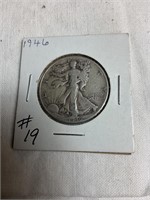 1946 walking liberty half dollar