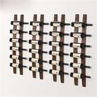 Wall mounted wine rack wooden