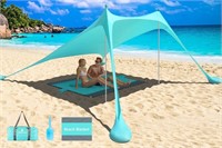 Pop up beach tent sun shelter 7.8 X 7.8 FT