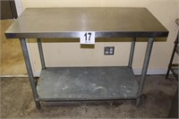 Stainless Steel Prep Table (48x24x35")