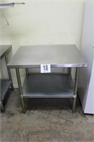 Stainless Steel Prep Table (36x30x34")