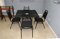 3x3 Table with (4) Chairs