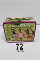 Snow White Metal Lunchbox with Spinner Game