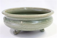 Chinese Ming Dynasty Footed Longquan Censer