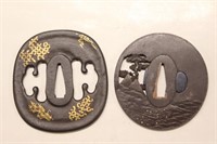 Two Japanese Iron Suba