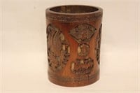 Chinese Bamboo Carved Brushpot