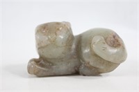 Chinese Jade Carved Cat