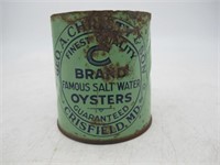 EARLY C BRAND FAMOUS SALT WATER OYSTER CAN