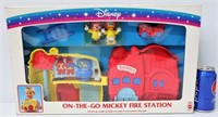 Sealed On The Go Mickey Fire Station Mattel