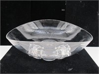 STEUBEN OVAL FOOTED CENTERPIECE BOWL ALL CLEAN