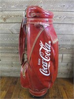 TITLEIST COCA-COLA GOLD BAG IN GREAT SHAPE