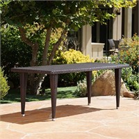 Christopher Knight Wicker Table, Multibrown