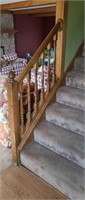 STAIR RAILS INCLUDING SPINDLES