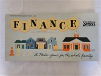 Vintage 1958 Parker Brothers Finance Board Game