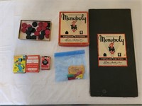 Vintage Monopoly Game, Card Games, Checkers
