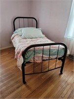 Vintage Single Metal Bed