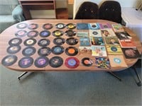 40 Vintage 45 Vinyl Records