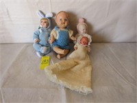 Vintage Baby Doll lot some possibly antique