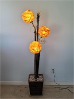 Danish Mid Century Modern Lucite Spaghetti Lamp