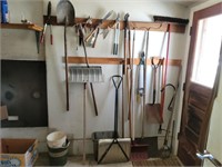 Large Assortment of Yard and Gardening Tools