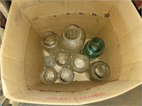 8 Vintage Canning Jars