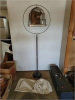 Vintage Deco Wire Bird Cage with Stand & Covers