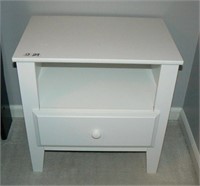 White wood nightstand 16x23