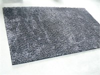 5x8 charcoal gray shag area rug