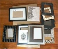 Large group of decorative picture frames