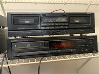 Onkyo  cassette and disc players