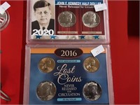 LOST COINS AND JFK UNC SETS