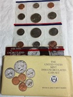 1990 uncirculated mint coin set