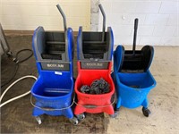 3x Ecolab Mop Buckets (3x bid)