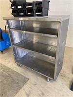 Stainless Steel Storage Cabinet on Casters