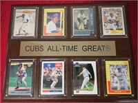 CUBS ALL TIME GREAT PLAYERS PLAQUE